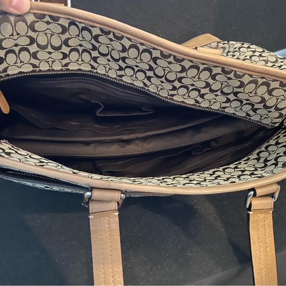 Coach laptop / baby bag - Signature C’s fabric - Picture 4 of 12